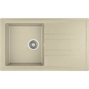 Teka Гранитна мивка, обръщаема, за шкаф 50 см Stone 50 B-TG СЛОНОВА КОСТ (М.1021.СК) - xmall Мивка за вграждане
