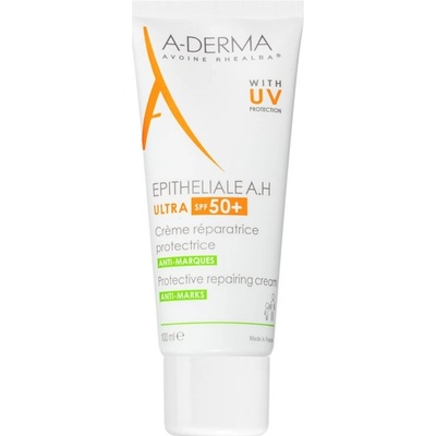 A-Derma ochranný krém proti pigmentovým skvrnám SPF50+ Epitheliale A.H (Protective Repairing Cream) 100 ml