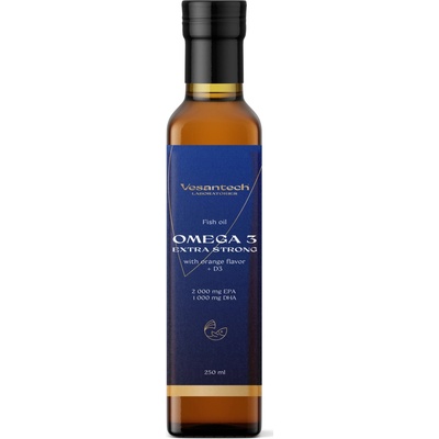 Vesantech Omega 3 Extra Strong rybí olej 250 ml