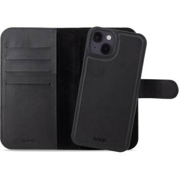 Holdit Гръб Калъф Holdit WalletCase MagnetPlus за iphone 15 - Черен