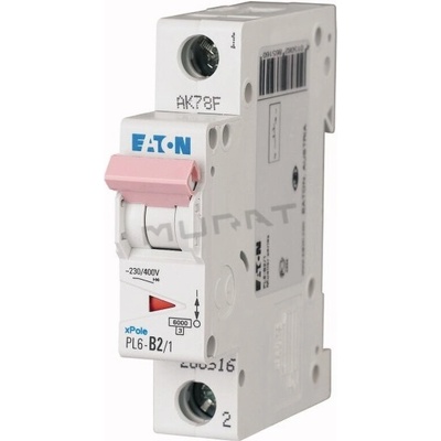 Eaton 1p, B, 25A, 6kA, PL6