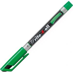 STABILO Перманентен маркер, Stabilo, Write-4-All, Фин писец F, Зелен (ST156/36)