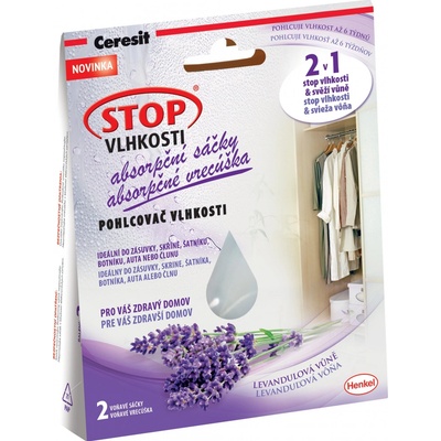 Ceresit Stop Vlhkosti Pohlcovač vlhkosti vrecúška levanduľa 2x50 g