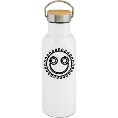 123TRIKO termoska Smajlík v rytmu, černý tisk 500 ml vtipné