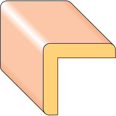 Lišta rohová R5 smrk nastavený 25×25×2000 mm, 25 ks/bal.