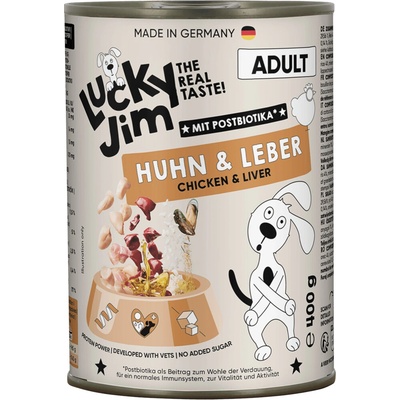 Lucky Jim Classic Adult Kuracie s pečeňou 400 g
