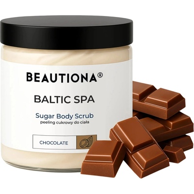 Beautiona cukrový peeling Baltic spa čokoládový 250 ml