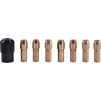 EXTOL CRAFT kleštiny, sada 8ks, ⌀1-1,6-2-2,3-3-2x3,2mm, hlavice M8×0,75