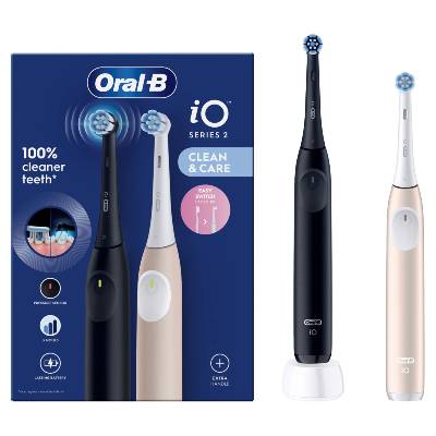 Oral-B iO Series 2 Night Black/ Calm Pink mit 2.Handstück