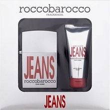 Roccobarocco Jeans : EDT 75 ml + balzám po holení 100 ml