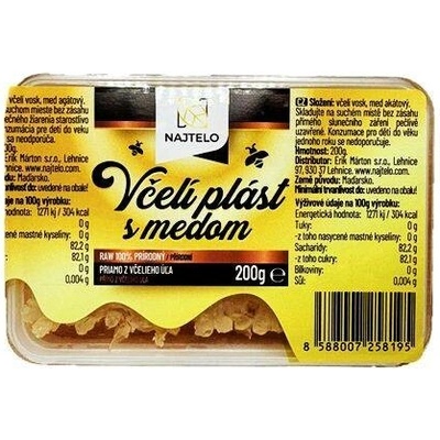 Najtelo Včelí plást s medem 100% přírodní raw 200 g