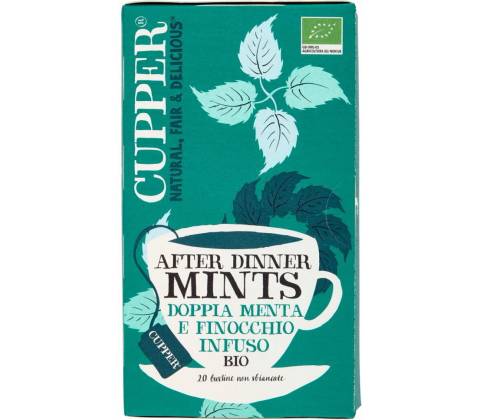 Cupper bio čaj mäta 20 ks