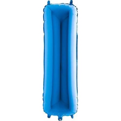 Nafukovací balónik písmeno I modré 102 cm