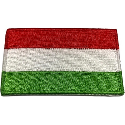 Vlajka, vyšívaná, zažehľovacia, Maďarsko