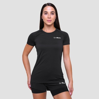 GymBeam Дамска тениска за бягане Pulse Running Black XL