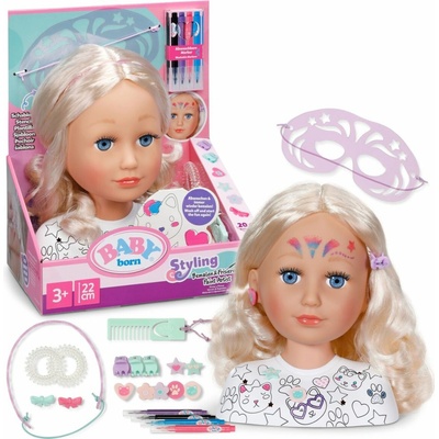 Zapf BABY born Česacia hlava Carla