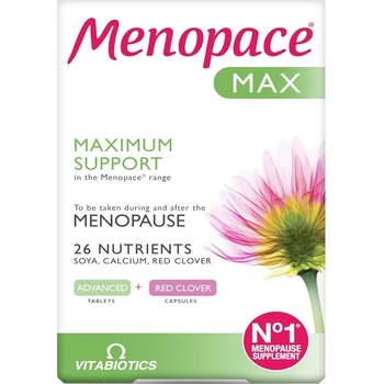 Vitabiotics Menopace Max, 56 таблетки + 28 капсули, Vitabiotics