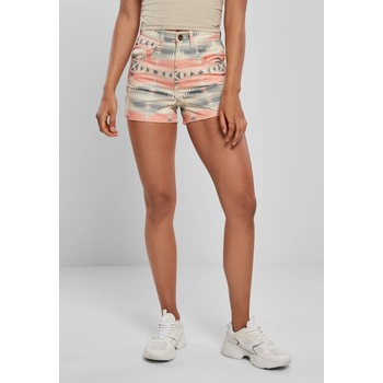 Urban Classics Дамски къси панталони Urban Classics Ladies Inka Highwaist Shorts summerinka UB-TB3663-02451 - Многоцветен, размер XS