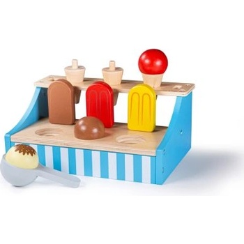 Bigjigs Toys - Дървена стойка със сладолед (BJ020)