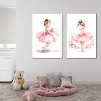 Image 1 of Decono Картини Розови Балерини