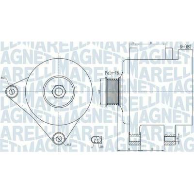 generátor MAGNETI MARELLI 063732056010