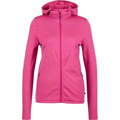 Heber Peak Дамско вълнено яке Heber Peak Women's Merino210 EvergreenHe. Zip Hoody Zip-up hoodie - Deep Pink - размер L (105-6904-0414)
