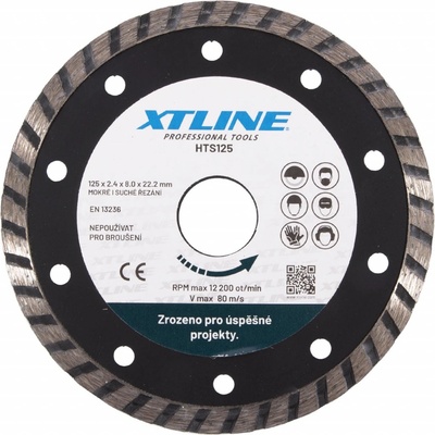 Xtline Kotouč diamantový 125 x 22,2 mm HTS125