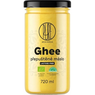 BrainMax Pure Ghí prepustené maslo BIO 720 ml