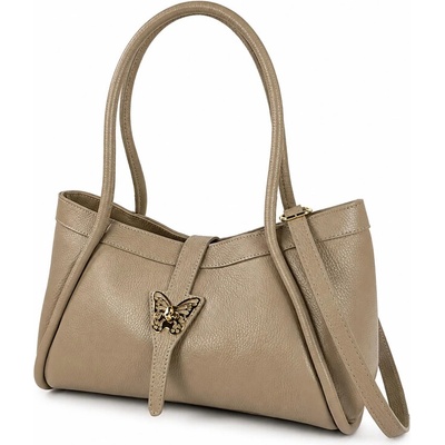 Dámská kabelka LOCCA MILANO LM-001 taupe