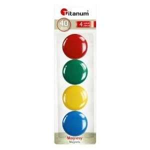TITANUM Magnets for boards 40mm 4pcs