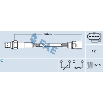 Lambda sonda FAE 77463