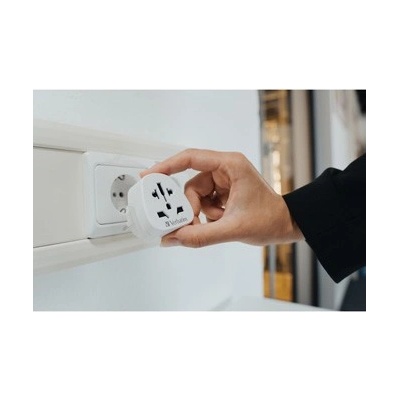 Verbatim WTEU-02 49549 World-to-Europe, адаптер за пътуване, бял (49549)