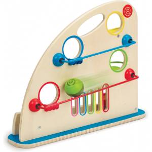 Hape Дървена играчка Hape - Ролер с цветни топки (H0430)