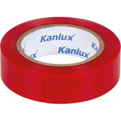 Kanlux Samolepiaca izolačná páska z PVC 10 m x 16 mm červená