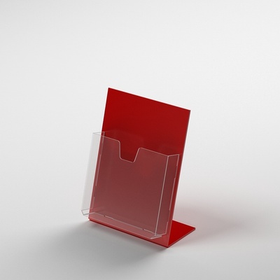 Najcenovky.sk Dvojfarebný stojanček na brožúry formátu DL, A6, A5, A4 A4 210 x 297 mm červená farba