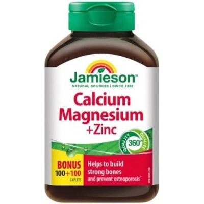 Jamieson Калций, магнезий с цинк 200 таблетки