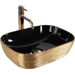 Rea Rea Belinda 46x33 cm black gold brush (REA-U8780)
