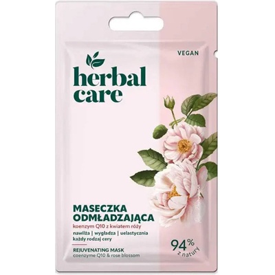Farmona Natural Cosmetics Laboratory Подмладяваща маска за лице с коензим Q10 и розов цвят Farmona HERBAL CARE (FAHCF982778)