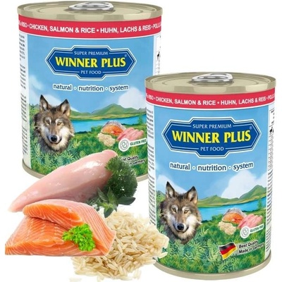 Winner Plus Losos s Kuřecím masem a rýží 800 g
