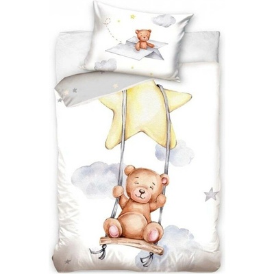TipTrade povlečení Medvídek na Houpačce 4869 40 x 60 , 100 x 135 cm – Zboží Mobilmania