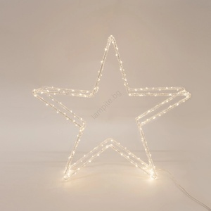 EUROLAMP LED външна коледна украса 140xLED/2, 1W/230V IP44 топла бяла звезда 60 см (EU0672)