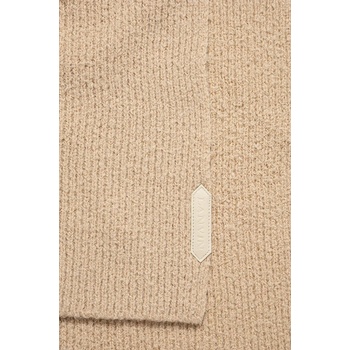 Lanvin Вълнен шал Lanvin в бежово с изчистен дизайн 6L3018. U7717 (6L3018.U7717)