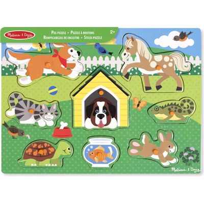 Melissa & Doug puzzle s úchytmi zvieratka