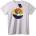 NOONEBRAND Тениска Планинско Колело Залез - 2XL, White