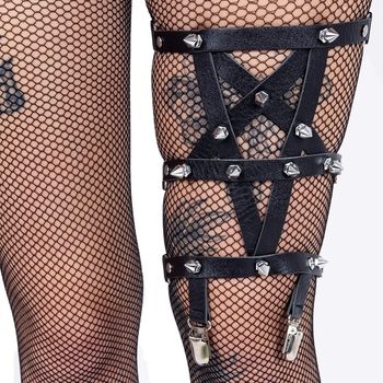 HEARTLESS сбруя за крак heartless - pentagram- ЧЕРЕН - poi1518