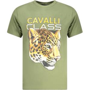 Cavalli class Мъжка тениска с къс ръкав cavalli class, Размер xl, Цвят Зелен (txt60ujd060_ve04050)