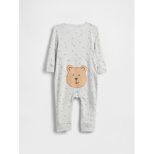 GAP Бебешки гащеризон Brannan bear GAP GAP | Siv | Момчешки | 6-12 месеца