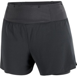 Salomon Дамски шорти за бягане Salomon Women's Sense Aero 2In1 Trail 4 Running shorts - Deep Black - размер XL (112-4115-0115)
