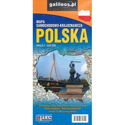 Polsko automapa 1:650.000