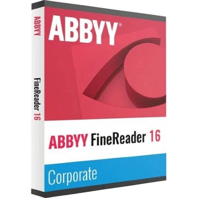 ABBYY FineReader 16 Corporate 1 zařízení 3 roky, FRCW-FMFL-X